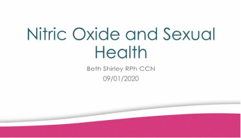 Nitric Oxide and Sexual Function