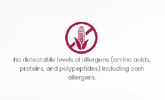 No detectable levels of allergens