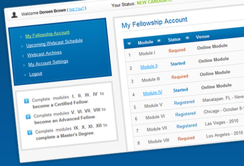 online fellowship screen 3